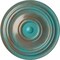 Ekena Millwork Traditional Ceiling Medallion (Fits Canopies up to 8 1/4"), 31 1/2"OD x 2 1/2"P, Copper Green Patina CM31TRCGS - alternate 1